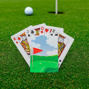 Golfplatz Green Playing Cards Spielkarten
