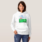 Golfplatz Green Womens Hoodie (Vorne ganz)