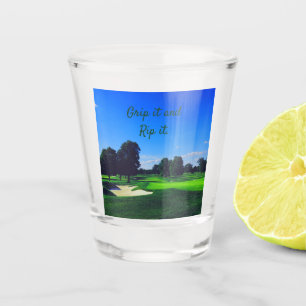 Golfplatz Grip it und Rip it Schnapsglas