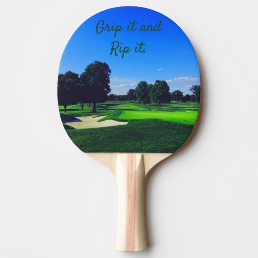 Golfplatz Grip it und Rip it Tischtennis Schläger (Vorderseite)