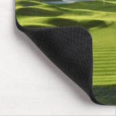 Golfplatz grün Hintergrund-Maus-Pad Mousepad (Ecke)