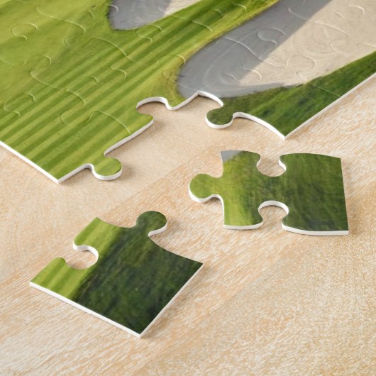 Golfplatz grün Hintergrund Puzzle (Seite)