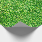 Golfplatz Grüner Rasen Geschenkpapier (Ecke)