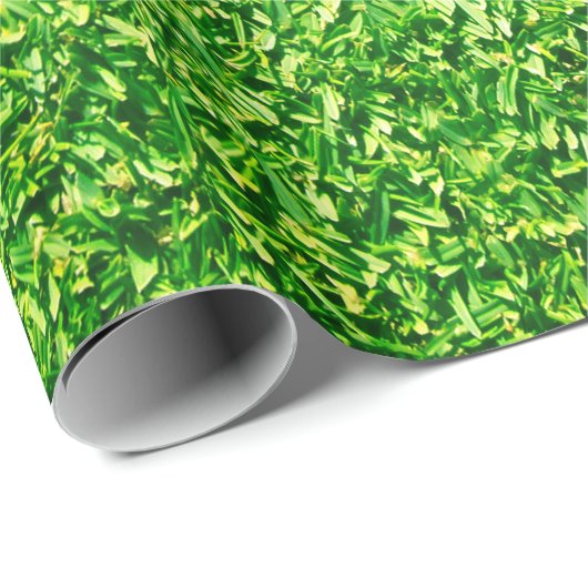 Golfplatz Grüner Rasen Geschenkpapier (Rolleneckpunkt)