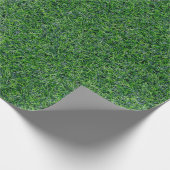 Golfplatz Grüner Rasen Geschenkpapier (Ecke)