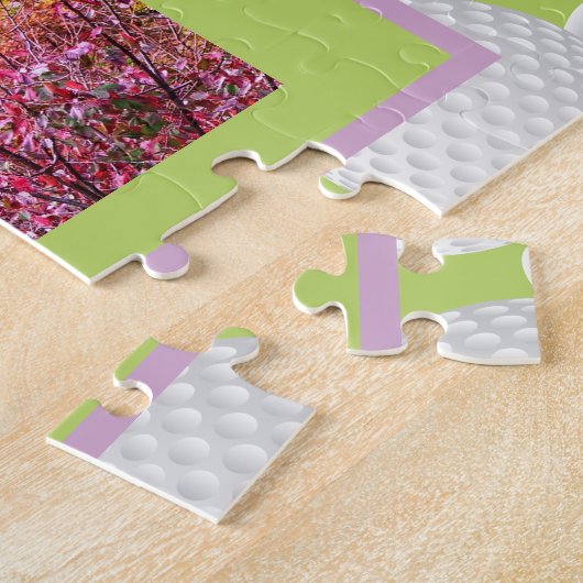 Golfplatz im Herbst & Ball Puzzle (Seite)