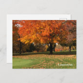 "Golfplatz im Herbst" Postkarte (Vorne/Hinten)