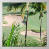 Golfplatz in Tropics Poster (Vorne)