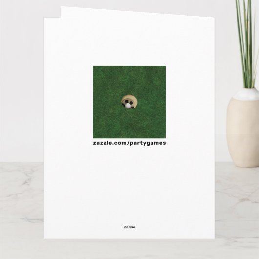 Golfplatz Karte (Rückseite)