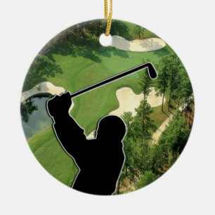Golfplatz Keramikornament