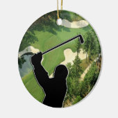 Golfplatz Keramikornament (Links)