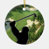 Golfplatz Keramikornament (Vorne)