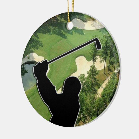 Golfplatz Keramikornament (Links)