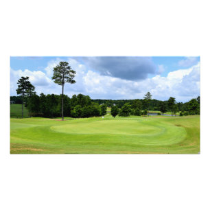 Golfplatz Landschaft Fotodruck