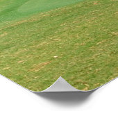 Golfplatz Landschaft Poster (Ecke)
