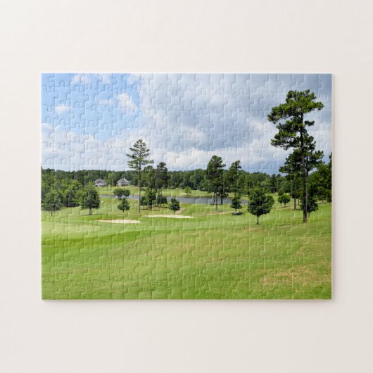 Golfplatz Landschaft Puzzle (Horizontal)