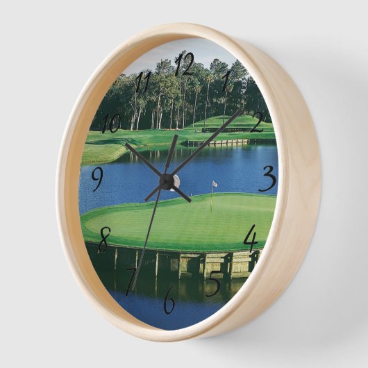 Golfplatz Landschaft rund um die Uhr (Winkel)