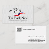 Golfplatz-Logo | Sport Visitenkarte (Vorne/Hinten)