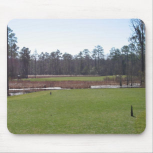 Golfplatz Mauspad. Mousepad