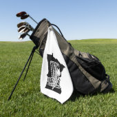 Golfplatz Minnesota - Handtuch für Ihre Discotasch (Gras)