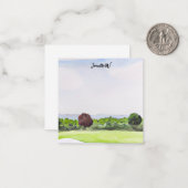 Golfplatz mit Golferkennungskarte Mitteilungskarte (Vorderseite/Rückseite Beispiel)