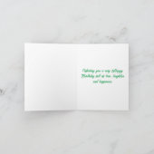 Golfplatz mit Niedlichem Cavalier King Charles Spa Karte (Innenseite)