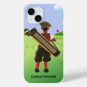 Golfplatz mit personalisiertem Cartoon Case-Mate iPhone Hülle