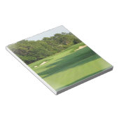 Golfplatz Notepad Notizblock (angewinkelt)