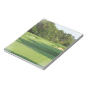 Golfplatz Notepad Notizblock (Rotiert)