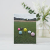 Golfplatz Ostergebirge Feiertagspostkarte (Stehend Vorderseite)