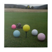 Golfplatz Ostergebirge Fliese (Vorderseite)