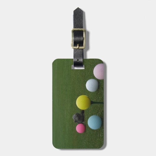 Golfplatz Ostergebirge Gepäckanhänger (Vorderseite vertikal)