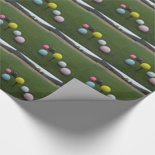 Golfplatz Ostergebirge Geschenkpapier (Ecke)