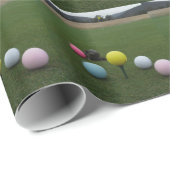 Golfplatz Ostergebirge Geschenkpapier (Rolleneckpunkt)