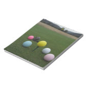 Golfplatz Ostergebirge Notizblock (Rotiert)