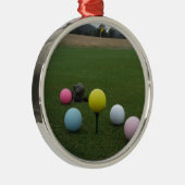 Golfplatz Ostergebirge Ornament Aus Metall (Rechts)