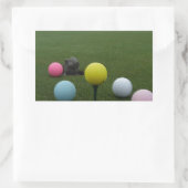 Golfplatz Ostergebirge Rechteckiger Aufkleber (Tasche)