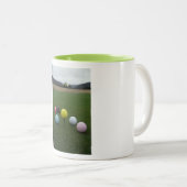 Golfplatz Ostergebirge Zweifarbige Tasse (VorderseiteRechts)
