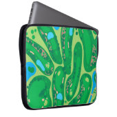 Golfplatz par Golfplatz grün Laptopschutzhülle (Vorne Rechts)