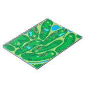 Golfplatz par Golfplatz grün Notizblock (Linke Seite)