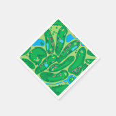 Golfplatz par Golfplatz grün Serviette (Ecke)