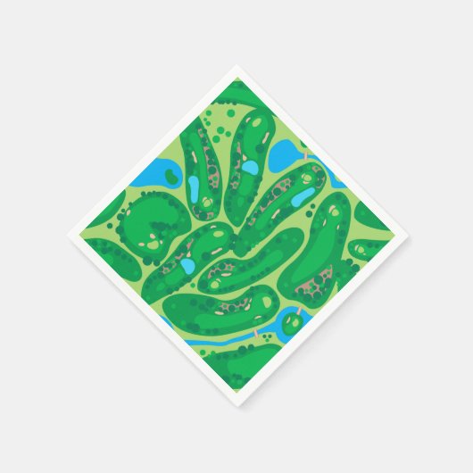 Golfplatz par Golfplatz grün Serviette (Ecke)