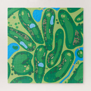 Golfplatz par green Landschaft abstrakt Puzzle