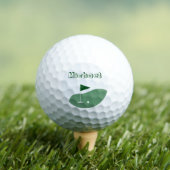 Golfplatz personalisierter Golf Golfball (Insitu T-Shirt)