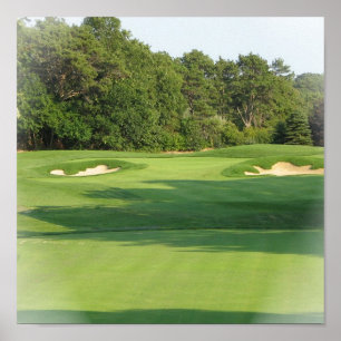 Golfplatz-Plakat-Druck Poster