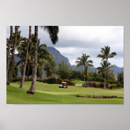 Golfplatz Poipu Bay, Kauai, Hawaii Poster