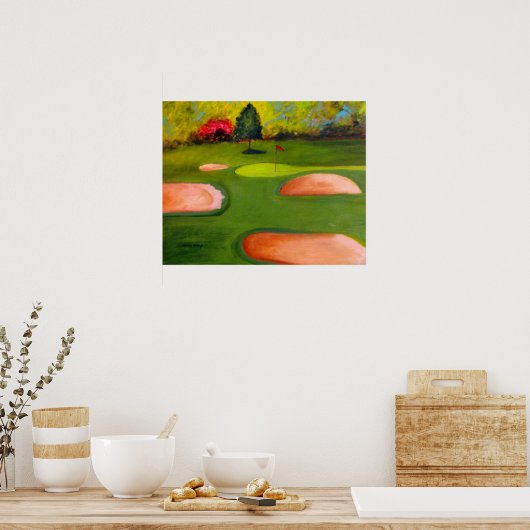 Golfplatz-Poster Poster (Küche)