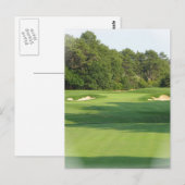 Golfplatz Postkarte (Vorne/Hinten)