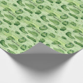 Golfplatz Putting Green mit roter Flagge Geschenkpapier (Ecke)