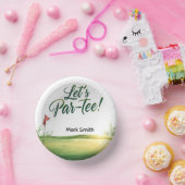 Golfplatz-Putting-Green Pappteller (Party)